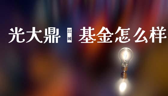 光大鼎鑫基金怎么样_https://wap.jnlaobingbanjia.com_金融理财_第1张