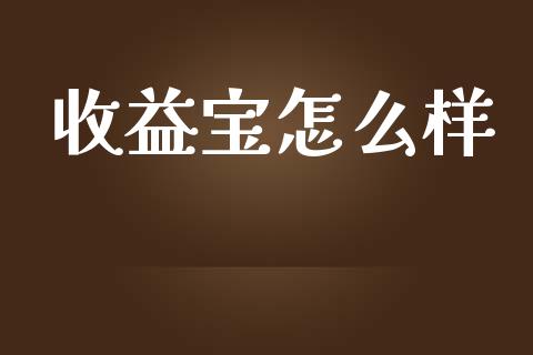 收益宝怎么样_https://wap.jnlaobingbanjia.com_财经资讯_第1张