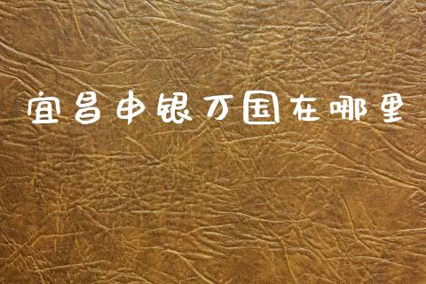 宜昌申银万国在哪里_https://wap.jnlaobingbanjia.com_金融理财_第1张
