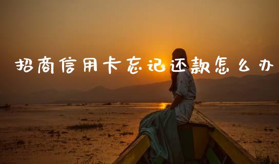 招商信用卡忘记还款怎么办_https://wap.jnlaobingbanjia.com_股市行情_第1张