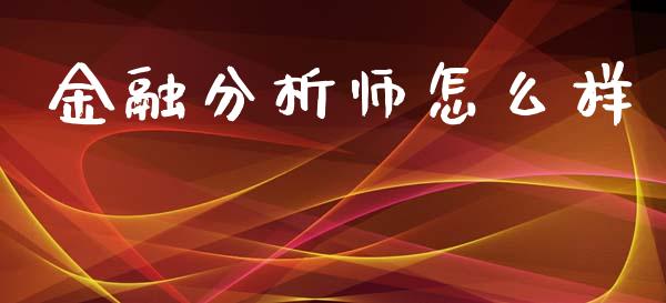 金融分析师怎么样_https://wap.jnlaobingbanjia.com_基金分析_第1张
