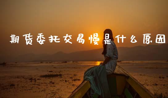期货委托交易慢是什么原因_https://wap.jnlaobingbanjia.com_财经资讯_第1张