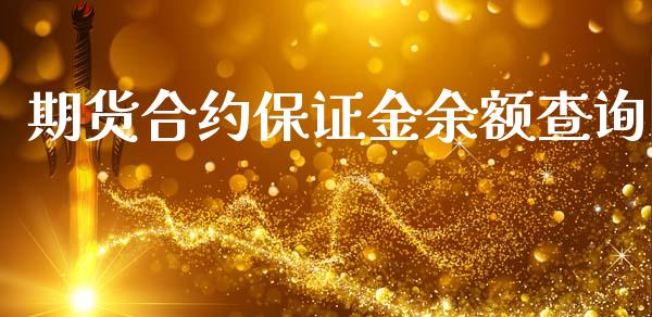 期货合约保证金余额查询_https://wap.jnlaobingbanjia.com_财务管理_第1张