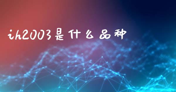 ih2003是什么品种_https://wap.jnlaobingbanjia.com_证券公告_第1张