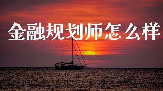 金融规划师怎么样_https://wap.jnlaobingbanjia.com_财经资讯_第1张
