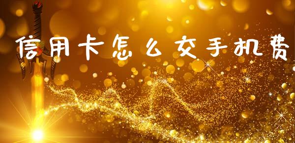 信用卡怎么交手机费_https://wap.jnlaobingbanjia.com_基金分析_第1张