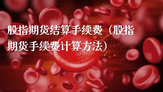 股指期货结算手续费（股指期货手续费计算方法）_https://wap.jnlaobingbanjia.com_金融理财_第1张