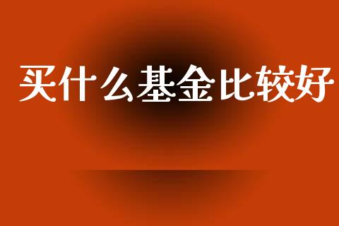 买什么基金比较好_https://wap.jnlaobingbanjia.com_基金分析_第1张