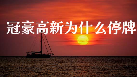 冠豪高新为什么停牌_https://wap.jnlaobingbanjia.com_金融理财_第1张