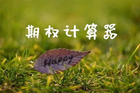 期权计算器_https://wap.jnlaobingbanjia.com_金融理财_第1张