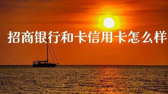 招商银行和卡信用卡怎么样_https://wap.jnlaobingbanjia.com_基金分析_第1张