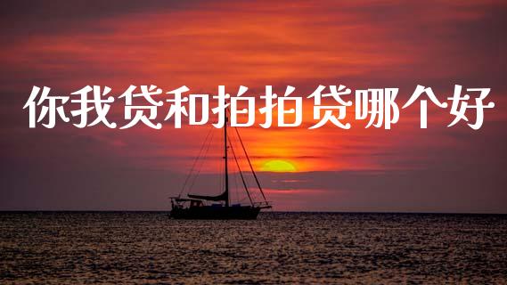 你我贷和拍拍贷哪个好_https://wap.jnlaobingbanjia.com_证券公告_第1张