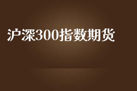 沪深300指数期货_https://wap.jnlaobingbanjia.com_财务管理_第1张
