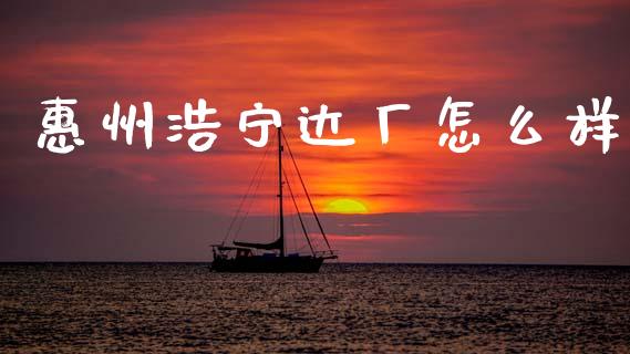惠州浩宁达厂怎么样_https://wap.jnlaobingbanjia.com_金融理财_第1张