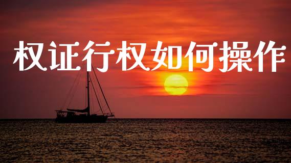 权证行权如何操作_https://wap.jnlaobingbanjia.com_财经资讯_第1张