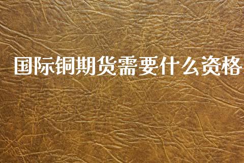 国际铜期货需要什么资格_https://wap.jnlaobingbanjia.com_财务管理_第1张