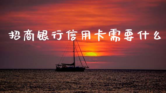 招商银行信用卡需要什么_https://wap.jnlaobingbanjia.com_财经资讯_第1张