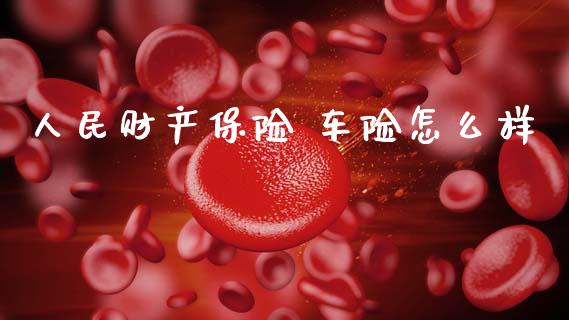 人民财产保险 车险怎么样_https://wap.jnlaobingbanjia.com_财务管理_第1张