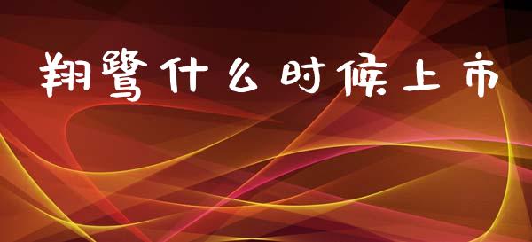 翔鹭什么时候上市_https://wap.jnlaobingbanjia.com_财经资讯_第1张