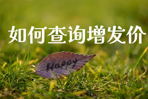 如何查询增发价_https://wap.jnlaobingbanjia.com_财务管理_第1张