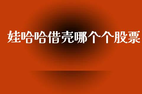 娃哈哈借壳哪个个股票_https://wap.jnlaobingbanjia.com_证券公告_第1张