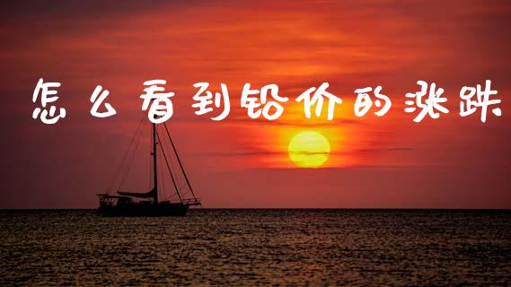 怎么看到铅价的涨跌_https://wap.jnlaobingbanjia.com_基金分析_第1张