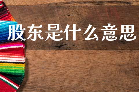 股东是什么意思_https://wap.jnlaobingbanjia.com_金融理财_第1张