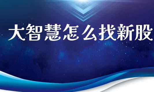 大智慧怎么找新股_https://wap.jnlaobingbanjia.com_金融理财_第1张