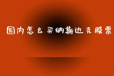 国内怎么买纳斯达克股票_https://wap.jnlaobingbanjia.com_股市行情_第1张