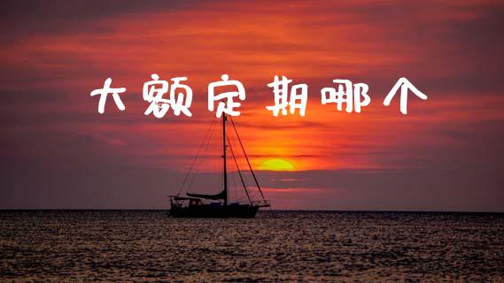 大额定期哪个_https://wap.jnlaobingbanjia.com_财经资讯_第1张