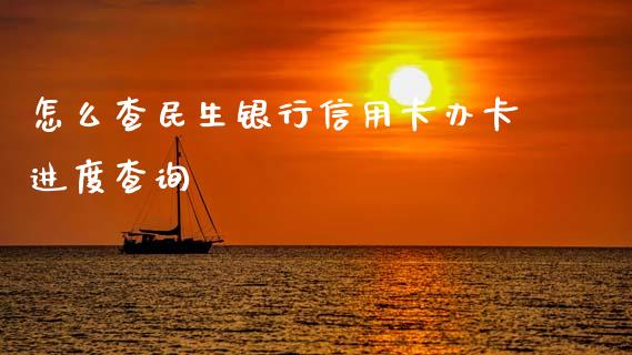 怎么查民生银行信用卡办卡进度查询_https://wap.jnlaobingbanjia.com_财经资讯_第1张