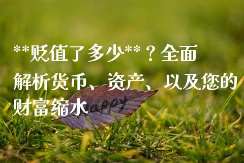 **贬值了多少**？全面解析货币、资产、以及您的财富缩水_https://wap.jnlaobingbanjia.com_基金分析_第1张