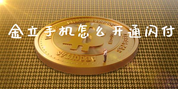 金立手机怎么开通闪付_https://wap.jnlaobingbanjia.com_证券公告_第1张