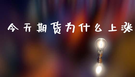 今天期货为什么上涨_https://wap.jnlaobingbanjia.com_股市行情_第1张