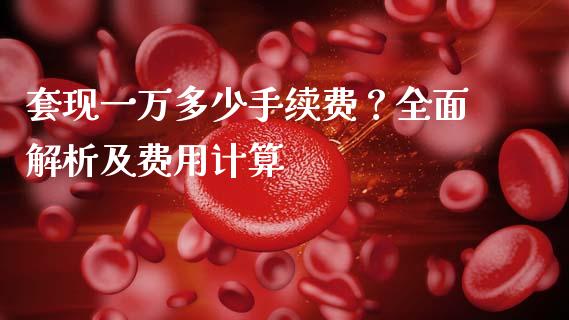 套现一万多少手续费？全面解析及费用计算_https://wap.jnlaobingbanjia.com_金融理财_第1张