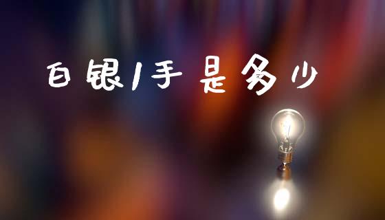 白银1手是多少_https://wap.jnlaobingbanjia.com_基金分析_第1张