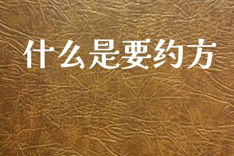 什么是要约方_https://wap.jnlaobingbanjia.com_证券公告_第1张