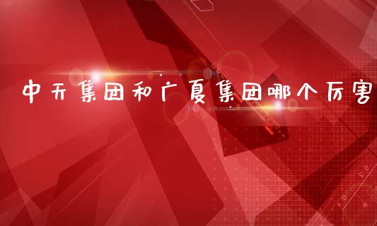 中天集团和广夏集团哪个厉害_https://wap.jnlaobingbanjia.com_财经资讯_第1张
