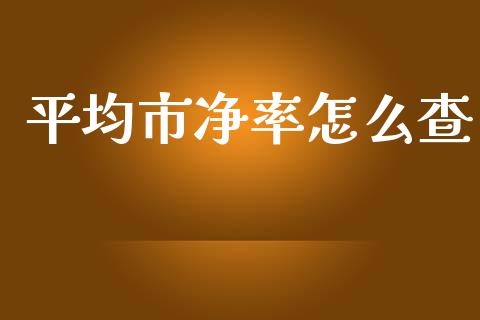 平均市净率怎么查_https://wap.jnlaobingbanjia.com_股市行情_第1张