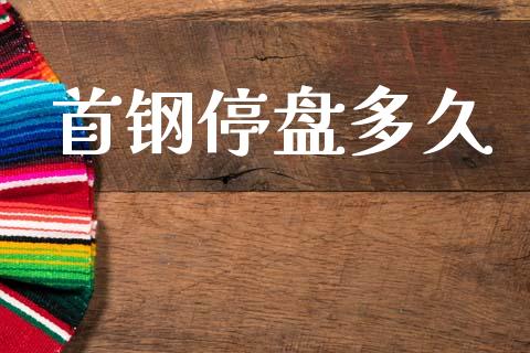 首钢停盘多久_https://wap.jnlaobingbanjia.com_财经资讯_第1张
