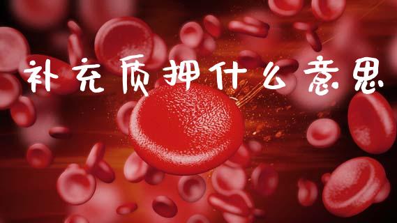 补充质押什么意思_https://wap.jnlaobingbanjia.com_证券公告_第1张