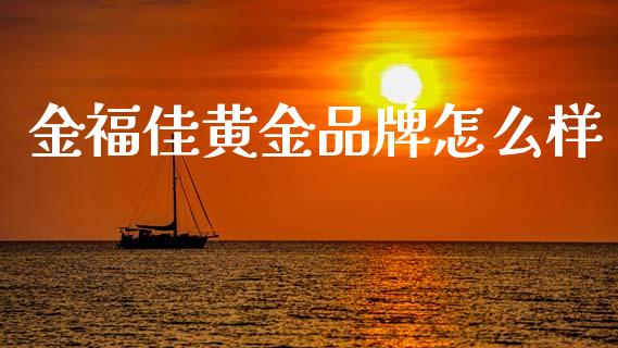 金福佳黄金品牌怎么样_https://wap.jnlaobingbanjia.com_财务管理_第1张