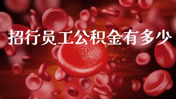 招行员工公积金有多少_https://wap.jnlaobingbanjia.com_基金分析_第1张