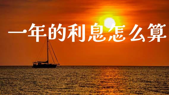 一年的利息怎么算_https://wap.jnlaobingbanjia.com_基金分析_第1张