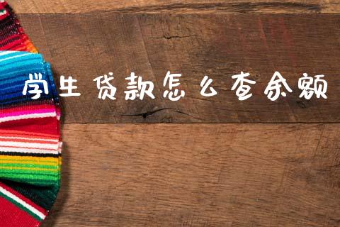 学生贷款怎么查余额_https://wap.jnlaobingbanjia.com_财务管理_第1张