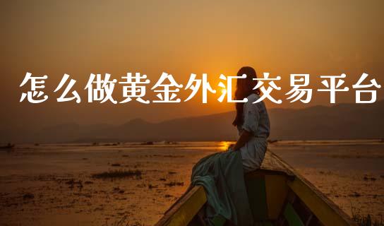 怎么做黄金外汇交易平台_https://wap.jnlaobingbanjia.com_金融理财_第1张