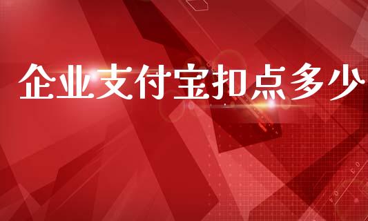 企业支付宝扣点多少_https://wap.jnlaobingbanjia.com_证券公告_第1张