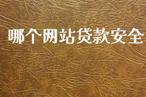 哪个网站贷款安全_https://wap.jnlaobingbanjia.com_金融理财_第1张
