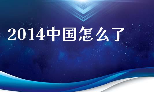 2014中国怎么了_https://wap.jnlaobingbanjia.com_证券公告_第1张