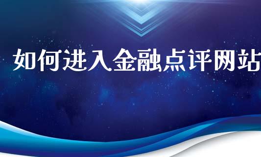 如何进入金融点评网站_https://wap.jnlaobingbanjia.com_财务管理_第1张